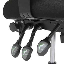 Studio Designs Winslow Drafting Chair, close up of the brackets.