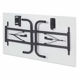 Studio Designs Folding Sewing Table - Charcoal/White, table folded