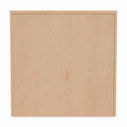 WB Mfg Single Sided Bookcase - 36" x 36" x 12", Wood, back of bookcase