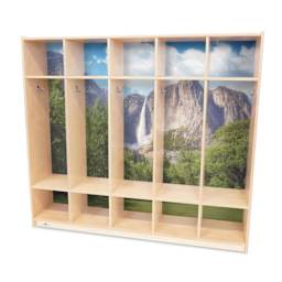 Whitney Brothers Nature View Five Section Coat Locker