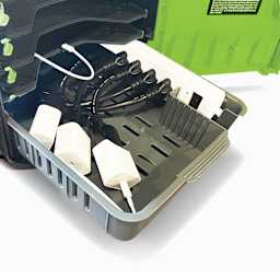 Copernicus Tech Tub2 Charging Storage Box - 6-Device USB-C Tub, close-up of adapter tray