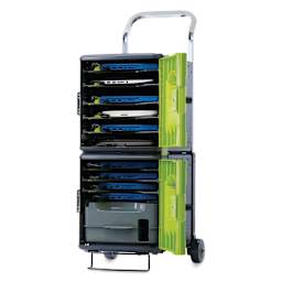 Copernicus Tech Tub2 Charging Storage Box -10-Device Trolley with USB Hub, open