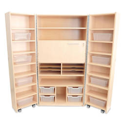 Whitney Brothers Teachers Hideaway Organization Cabinet, inside