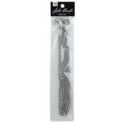 John Bead Curb Chain and Findings Set - 3 mm, Nickel (In packaging)