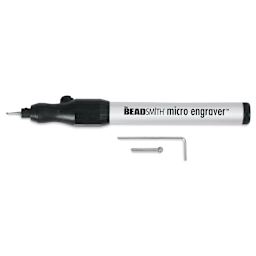 Beadsmith Micro Engraver Kit, contents laid out
