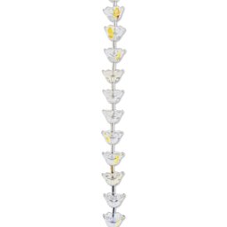 John Bead Crystal Lane DIY Glass Garden Bead Single Strand - Flowers, Crystal Aurora Borealis