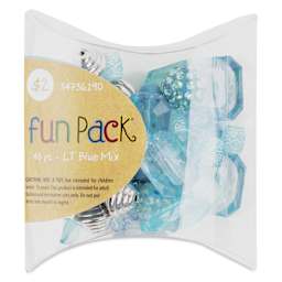 Cousin DIY Fun Pack Acrylic Bead Color Mix - Light Blue front of packaging