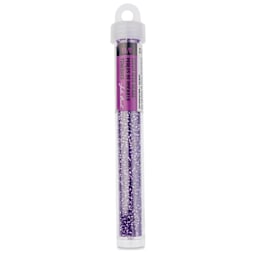 John Bead Solgel Czech Seed Beads - S/L, Grape, 23 g vial