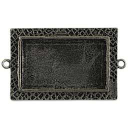 Ranger Ice Milan Bezel - Rectangle, Antique Silver, 4.4 cm x 2.8 cm