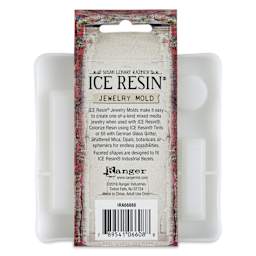 Ranger Ice Resin Jewelry Mold - back of packaging