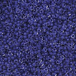 John Bead Terra Intensive Lining Czech Glass Seed Beads - 11/0, Purple