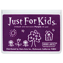 Hero Arts Just For Kids Ink Pad - Purple front of closed pad