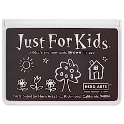 Hero Arts Just For Kids Ink Pad - Brown front of closed pad