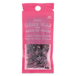 John Bead Bead Bar Czech Glass Bead Assortment - Purple and Amethyst, 20 g