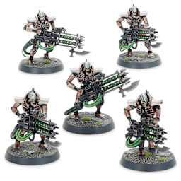 Warhammer 40K Necron Immortals Deathmarks (constructed and painted)