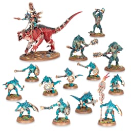 Warhammer Age of Sigmar Spearhead Seraphon (constructed and painted)