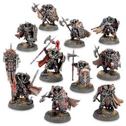 Warhammer Age of Sigmar Chaos Warriors (constructed and painted)