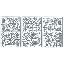 Warhammer Age of Sigmar Seraphon Aggradon Lancers, sprues