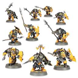 Warhammer Age of Sigmar Orruk Warclans Orruk Ardboyz (constructed and painted)