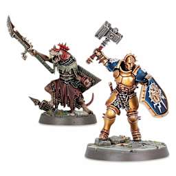 Warhammer Getting Started With Age of Sigmar Set - included assembled figures (figures arrive unpainted)
