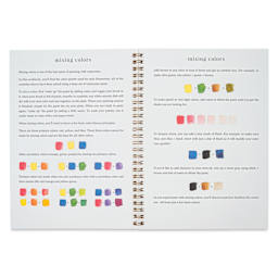 Emily Lex Studio Camping Watercolor Workbook - 6-1/2" x 9", mixing colors