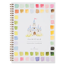 Emily Lex Studio Fairytale Watercolor Workbook - 6-1/2" x 9", front cover