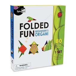 SpiceBox Folded Fun Beginner’s Origami Kit (Front of packaging)