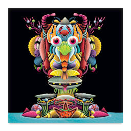 Djeco Inspired By Spring Vegetables Create with Stickers Kit