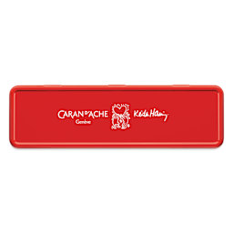 Caran d'Ache Keith Haring Colour Set, back of the packaging