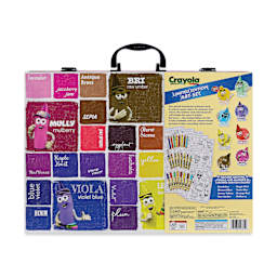 Crayola Limited Edition 115-Piece Art Set back of box