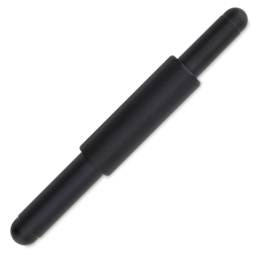 Monteverde Axis Fountain Pen - Matte Black, Broad Nib, capped