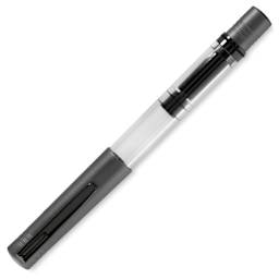 Monteverde MP1 Fountain Pen - Coal Grey, Medium Nib, cap on