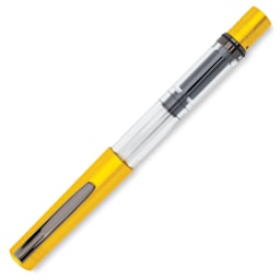 Monteverde MP1 Stub Fountain Pen - Honey Yellow, cap on