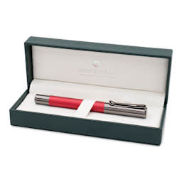 Monteverde Ritma Stub Fountain Pen - Red, in packaging