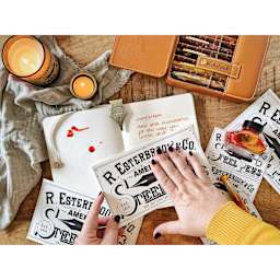 Esterbrook Blotter Paper - Pkg of 5 Sheets, blotting ink in journal with full sized sheet