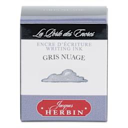 Herbin La Perle des Encres The Jewel of Inks Fountain Pen Ink - Gris Nuage (Cloud Grey), 30 ml, front of packaging