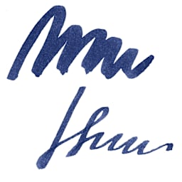 Herbin La Perle des Encres The Jewel of Inks Fountain Pen Ink - Bleu Nuit (Midnight Blue) swatch