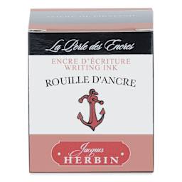 Herbin La Perle des Encres The Jewel of Inks Fountain Pen Ink - Rouille d'Ancre (Anchor Rust), 30 ml,  front of packaging