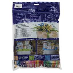 SuperMoss Raffia - Violet, 4 oz - back of packaging