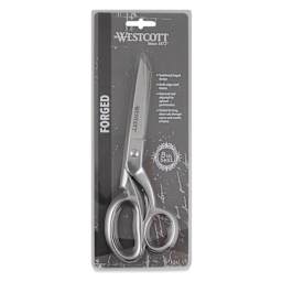  Westcott Hot Forged Heavy Duty Bent Scissor front of packaging