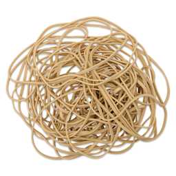 Charles Leonard High Quality Rubber Bands - Size 117, 1/4 lb Bag