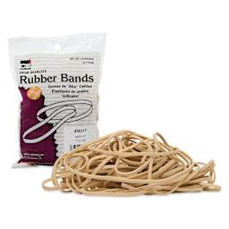 Charles Leonard High Quality Rubber Bands - Size 117, 1/4 lb Bag with contents