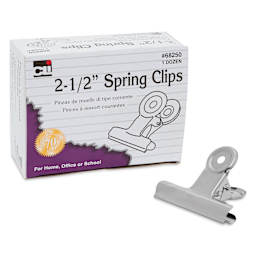 Charles Leonard Spring Clips - Pkg of 12, 2-1/2", single clip out of packaging