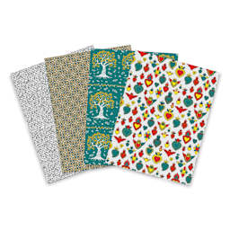 Decopatch Mix & Patch Paper Assortment - Set of 4, Spirituality, 30 cm x 40 cm