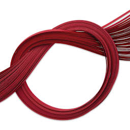 Quilled Creations Premium Quilling Paper - Pkg of 50, Crimson, 1/8"
