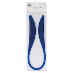 Quilled Creations Premium Quilling Paper - Pkg of 50, Royal Blue, 1/8" front of packaging