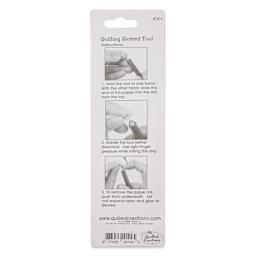 Quilled Creations Slotted Quilling Tool - back of packaging