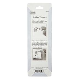 Quilled Creations Quilling Tweezers - back of packaging