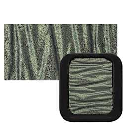 Finetec Premium Watercolor Pan - Patina (Flip-Flop) pan and swatch