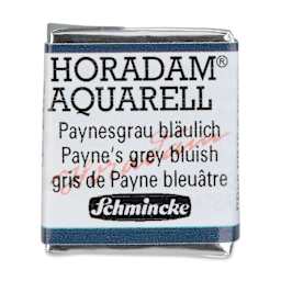 Schmincke Horadam Aquarell Watercolor - Payne's Grey Bluish, Half Pan